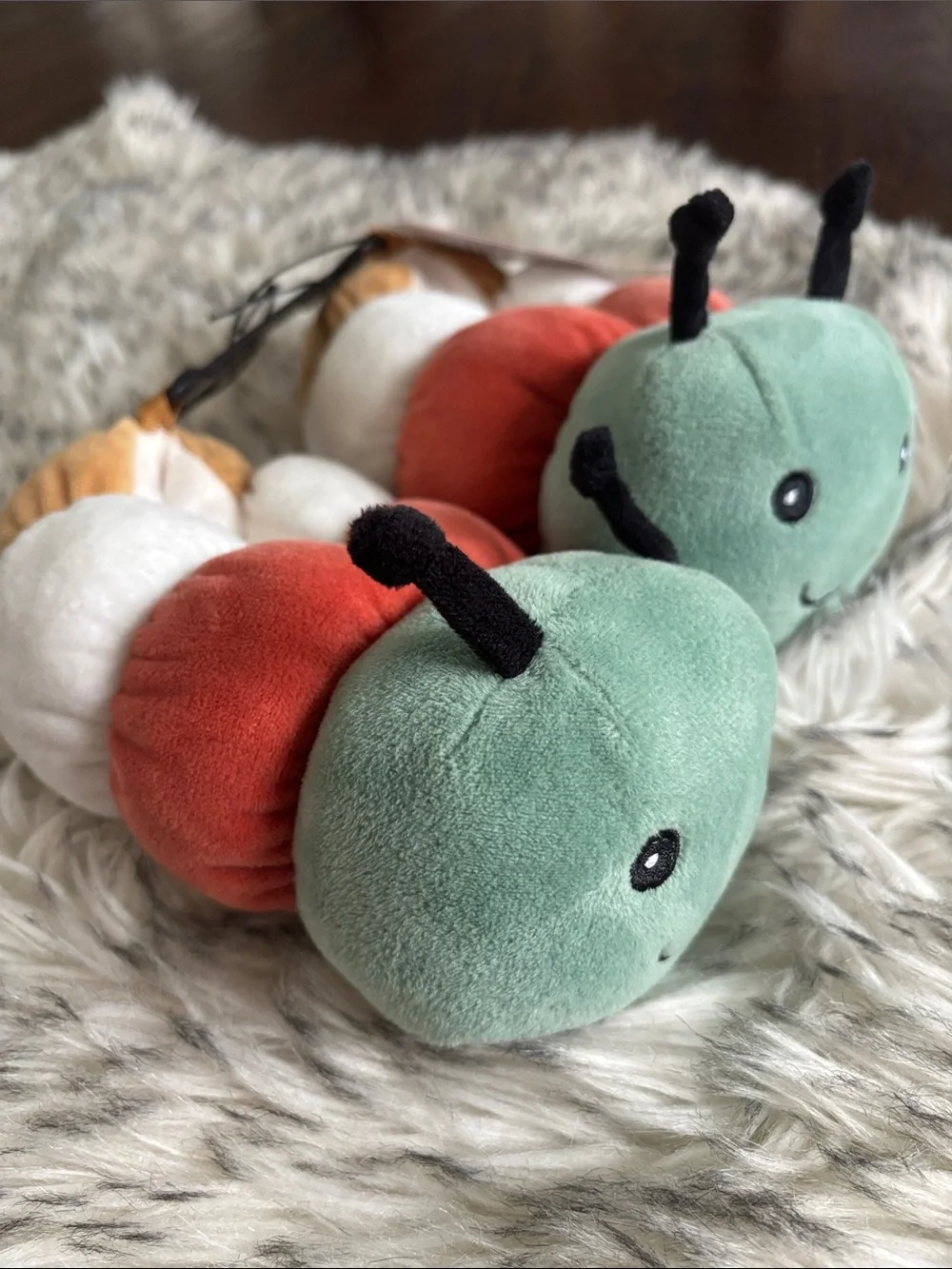 NWT Baby Boy Caterpillar Super Soft Slippers Size 6